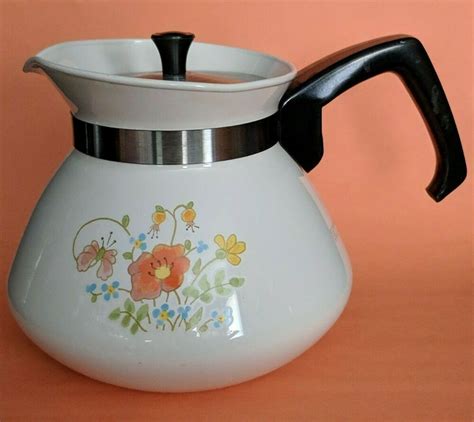 Corning Ware - Classic Blue Cornflower - 6C. . Corningware 6 cup teapot
